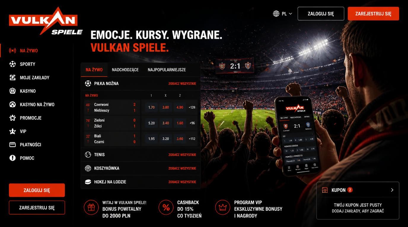 Interfejs zakładów sportowych z kursem, stadion i kibice