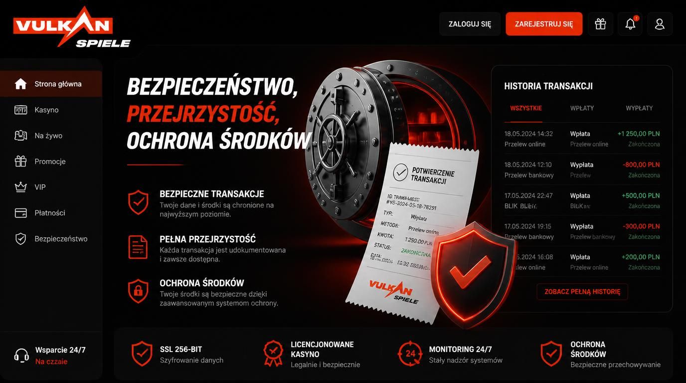 Symbol sejfu, tarczy i dokumentów transakcyjnych ilustrujących bezpieczeństwo finansów